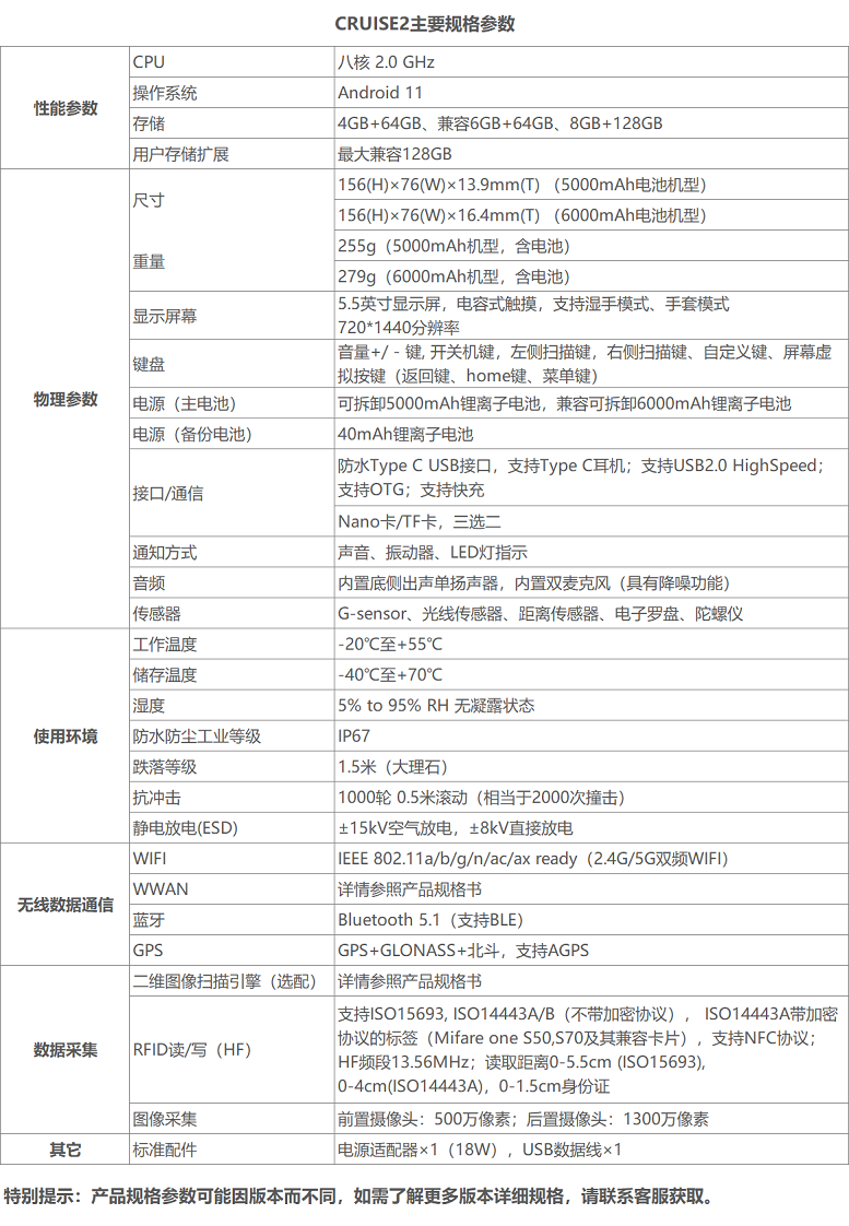 东集CRUISE 2 工业级移动终端PDA参数.jpg